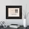 6 Pack: 8.5" x 11" / 11" x 14" Black Document Frame with Black Triple Mat by Studio Décor®